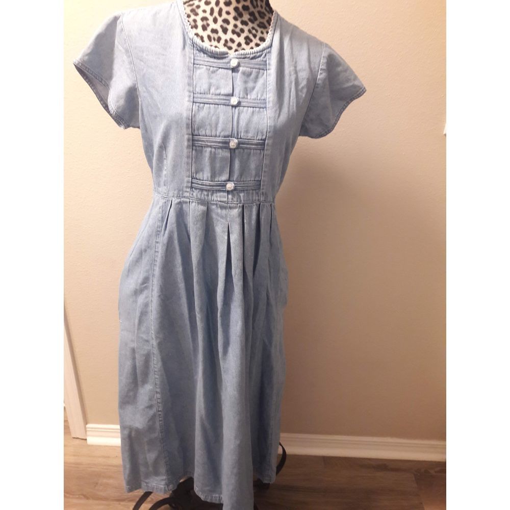 Vintage Fads Women's Cotton Dress SZ 12